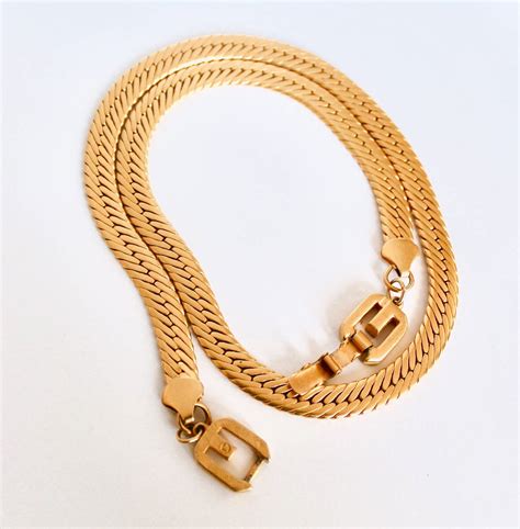 Givenchy Herringbone Necklace 